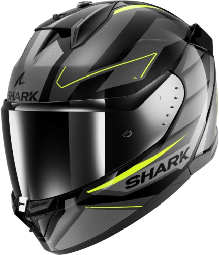 SHARK D-SKWAL 3 SIZLER barva černá/matná/šedá/žlutá