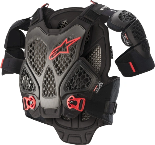 Chránič těla A-6 2022, ALPINESTARS (černá antracit/červená)