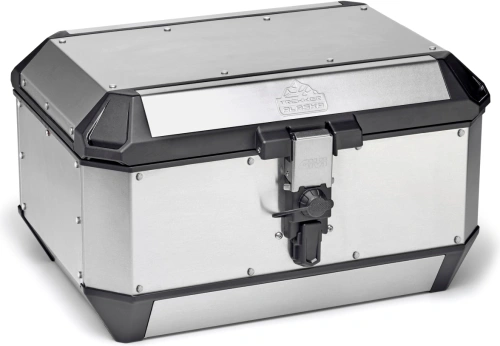 ALA56A stříbrný horní kufr GIVI Trekker ALASKA celohliníkový (Monokey topcase), objem 56 ltr.