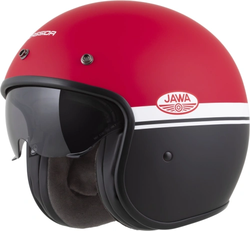Přilba Oxygen 2.0 Jawa OHC, CASSIDA (červená matná/černá/bílá) 2025