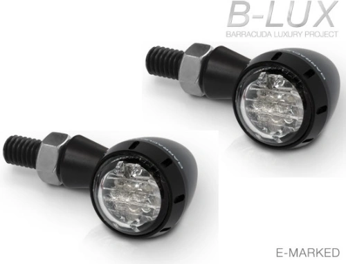 LED blinkry S-LED B-LUX BARRACUDA, "E" - černá