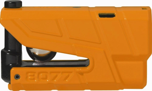 Zámek na kotouč s alarmem Abus Granit Detecto X-Plus 8077 - oranžová