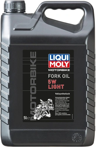 LIQUI MOLY Motorbike Fork Oil 5w Light - olej do tlumičů pro motocykly - lehký 5 l