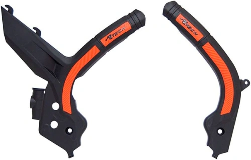 Protektory rámu KTM, RTECH (sada, černo-oranžové) M400-1375