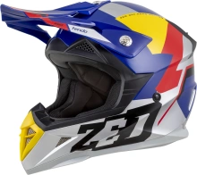 Přilba X1.9D TENDO, ZED, dětská (modrá perleť/červená/žlutá/stříbrná) 2026