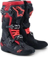 Boty TECH 10, ALPINESTARS (černá/červená) 2026