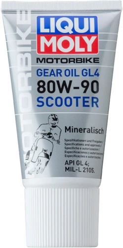 LIQUI MOLY Motorbike Gear Oil GL 4 80W-90 Scooter - minerální převodový olej 150 ml