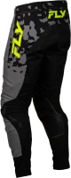 Kalhoty LITE FLAKE, FLY RACING - USA (šedá/hi-vis/černá) (1)
