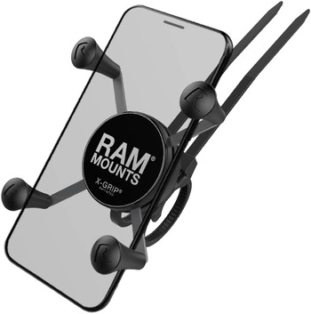 Kompletní sestava držáku mobilního telefonu X-Grip pro menší telefony s úchytem EZ-ON/OFF, RAM Mounts