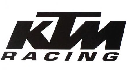 Nálepka KTM Racing - černá
