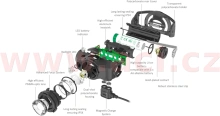 LED LENSER MH5 - outdoorová dobíjecí čelovka černo-šedá, dosvit 180 m, záruka 7 let (4)