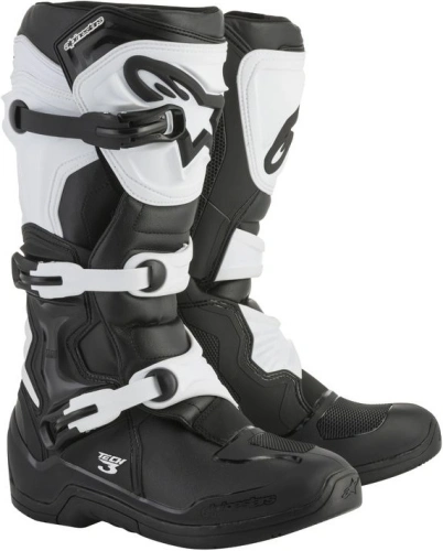 Boty TECH 3, ALPINESTARS (černé/bílé) 2024