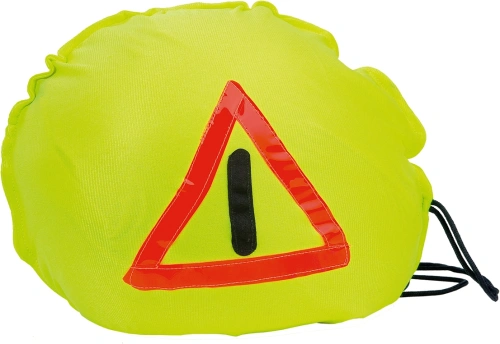 Vak na přilbu s výstražným trojúhelníkem Germas - žlutá