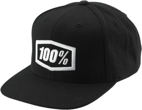 Kšiltovka 100% - ICON Snapback černá (vel. UNI)