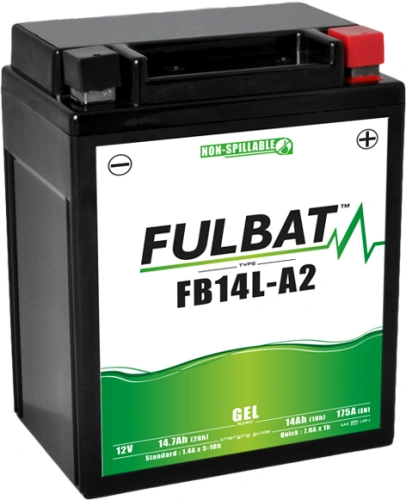 Gelová baterie FULBAT FB14L-A2 GEL (12N14-3A) (YB14L-A2 GEL) 550927 700.550927