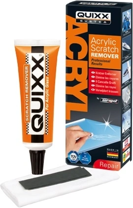 Přípravek Xerapol - Quixx System Acryl odstraňuje škrábance a rýhy z akrylátových skel a plexiskel, 50g
