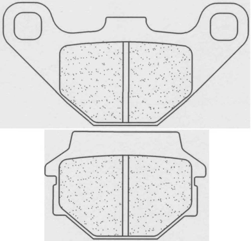 Brzdové destičky CL BRAKES 2306 S4 2306S4 200.2306.S4