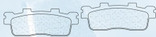 Brzdové destičky CL BRAKES 3094 MSC 3094MSC 200.3094.MS