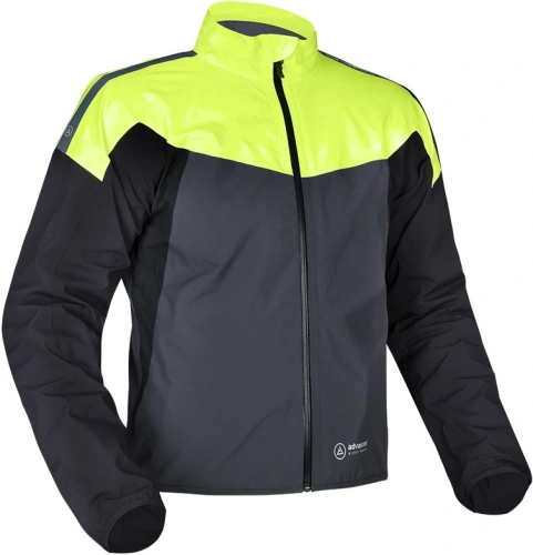 Bunda RAIN SEAL PRO, OXFORD ADVANCED (šedá/černá/žlutá fluo)