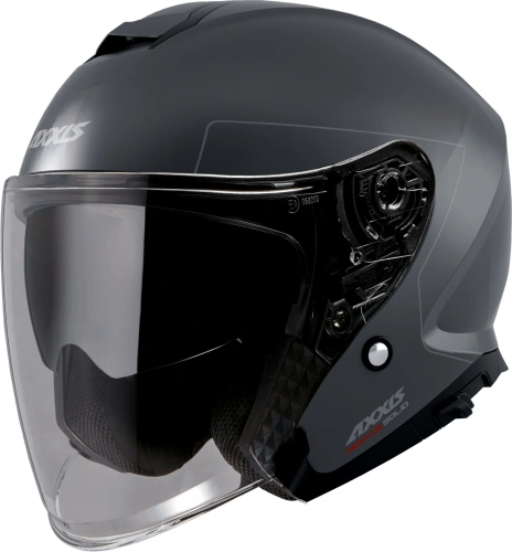 Otevřená helma AXXIS MIRAGE SV ABS solid šedá matná