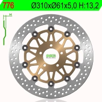 Brzdový kotouč NG 776 DIS776 210.776