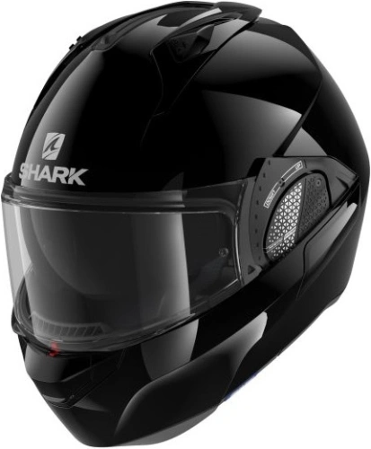 Výklopná helma na motorku SHARK EVO GT Blank - černá BLK