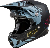 Přilba FORMULA CC TEKTONIC, FLY RACING (černá/šedá)