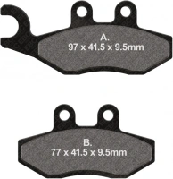 Brzdové destičky EBC SFAC353