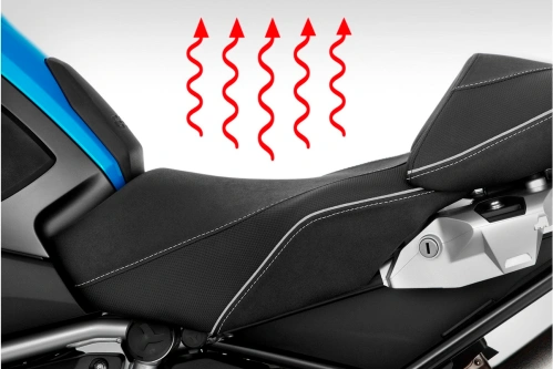 Karbonové vyhřívání sedla motocyklů a čtyřkolek, 2 stupňová regulace teploty