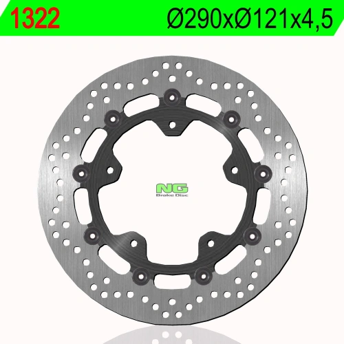Brzdový kotouč NG 1322 DIS1322 210.1322