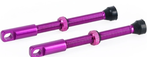 Ventilek pro bezdušové aplikace, OXFORD (fialová, vč. čepičky, slitina hliníku, délka 60 mm)