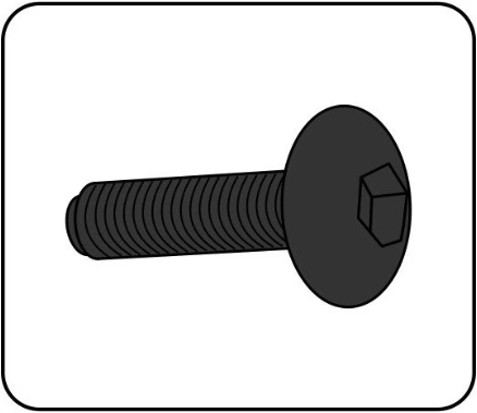 Šrouby PUIG ANODIZED 0550P stříbrná M5 x 20mm (6ks)