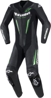 Jednodílná kombinéza GP FORCE V2, ALPINESTARS (černá/zelená) 2026 Jednodílná kombinéza GP FORCE V2, ALPINESTARS (černá/zelená) 2026