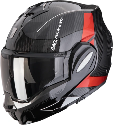 Scorpion Exo-tech Evo Carbon CAD Hologram černá/červená