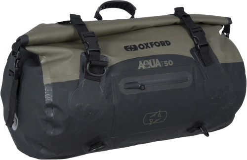 Vodotěsný vak Aqua T-50 Roll Bag, OXFORD (khaki/černý, objem 50 l)