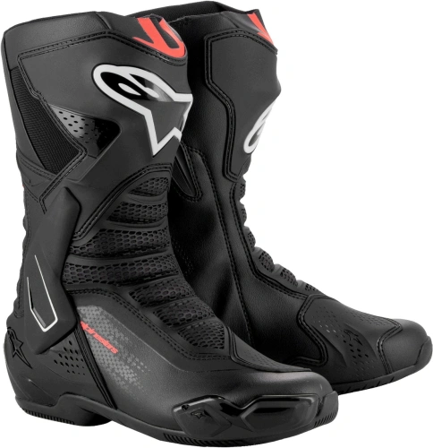 Boty SMX-6 3, ALPINESTARS (černá/červená fluo) 2025