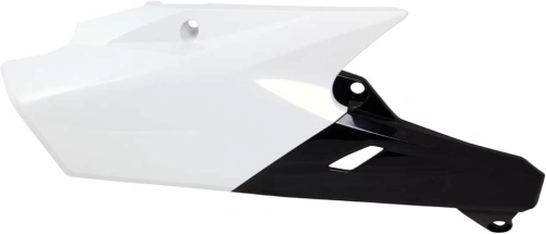 Boční číslové tabulky Yamaha, RTECH (bílo-černé, pár) M400-434