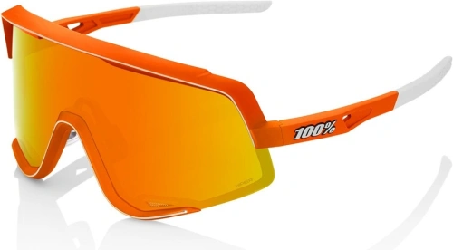 Sluneční brýle GLENDALE Soft Tact Neon Orange, 100% (HIPER červené sklo)