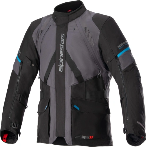 Bunda MONTEIRA DRYSTAR XF, ALPINESTARS (šedá/černá/modrá) 2023