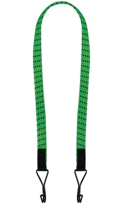Gumicuk Twin Wire "pavouk" plochý délka/šířka popruhu 800/16 mm se zakončeními pomocí drátových háků, OXFORD (zelený)