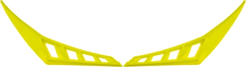 Zadní kryty vrchní ventilace pro přilby Cross Pro 2, CASSIDA (žlutá fluo)