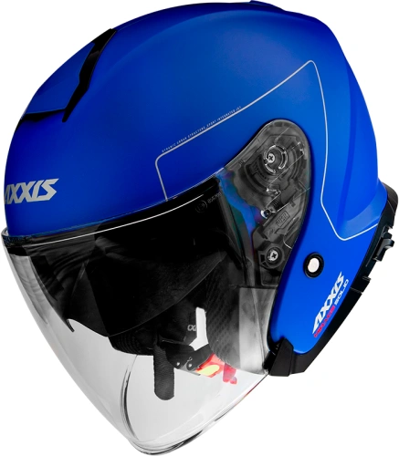 Otevřená helma AXXIS MIRAGE SV ABS solid a7 matná modrá