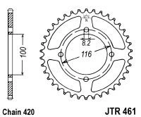 Řetězová rozeta JT JTR 461-50 50 zubů, 420 JTR461.50 727.05.56