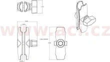 Rameno 94 mm, kovové, RAM Mounts (1)