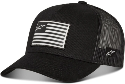 Kšiltovka FLAG SNAP HAT, ALPINESTARS (černá)