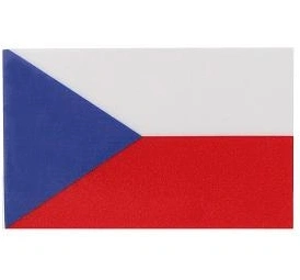 Nálepka Vlajka Česká republika
