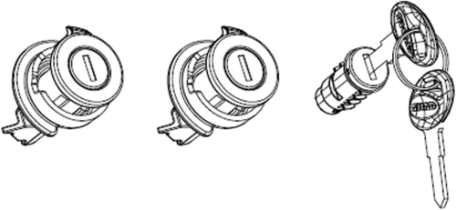 Downgradable Lock And Red Key Replacement System SHAD 203134R1