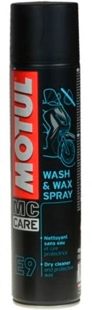 Čístící přípravek na motocykl  MOTUL E9 Wash & Wax Spray 0,4l