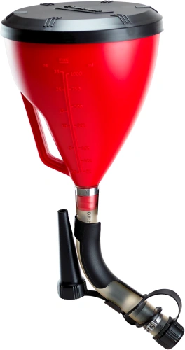 Víceúčelový trychtýř POLISPORT PROOCTANE Clear red/black