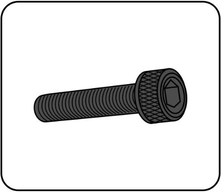 Šrouby PUIG ANODIZED 0516N černý M8 x 45mm (6ks)